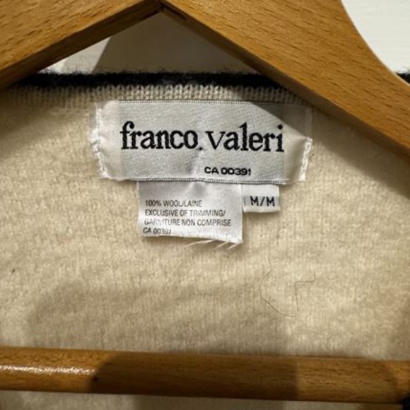 Franco Valeri ivory wool jacket blazer. - Picture 3 of 3